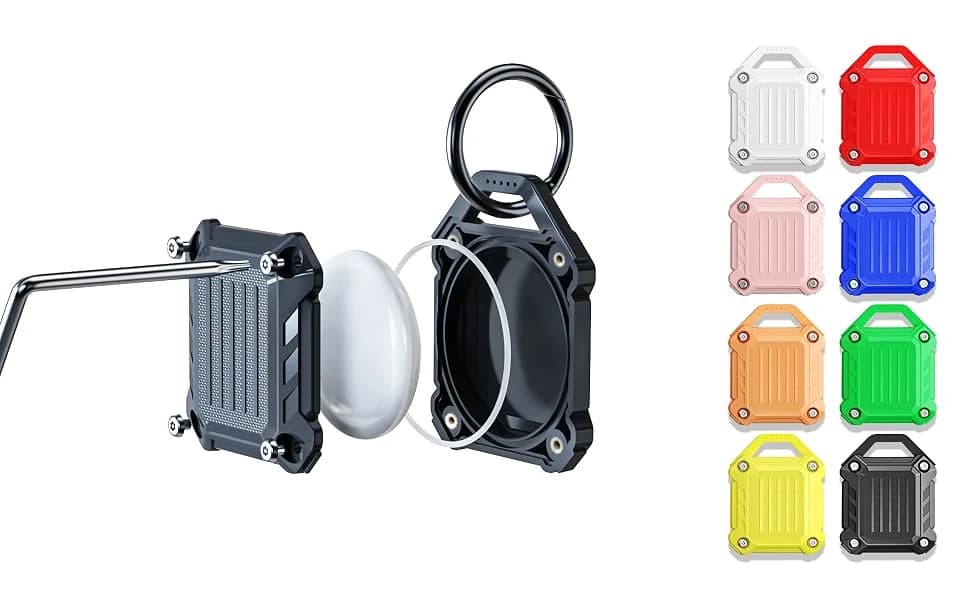 Waterproof Airtag Keychain Holder Case — product details