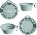 2-Pack Silicone Collapsible Dog Bowls