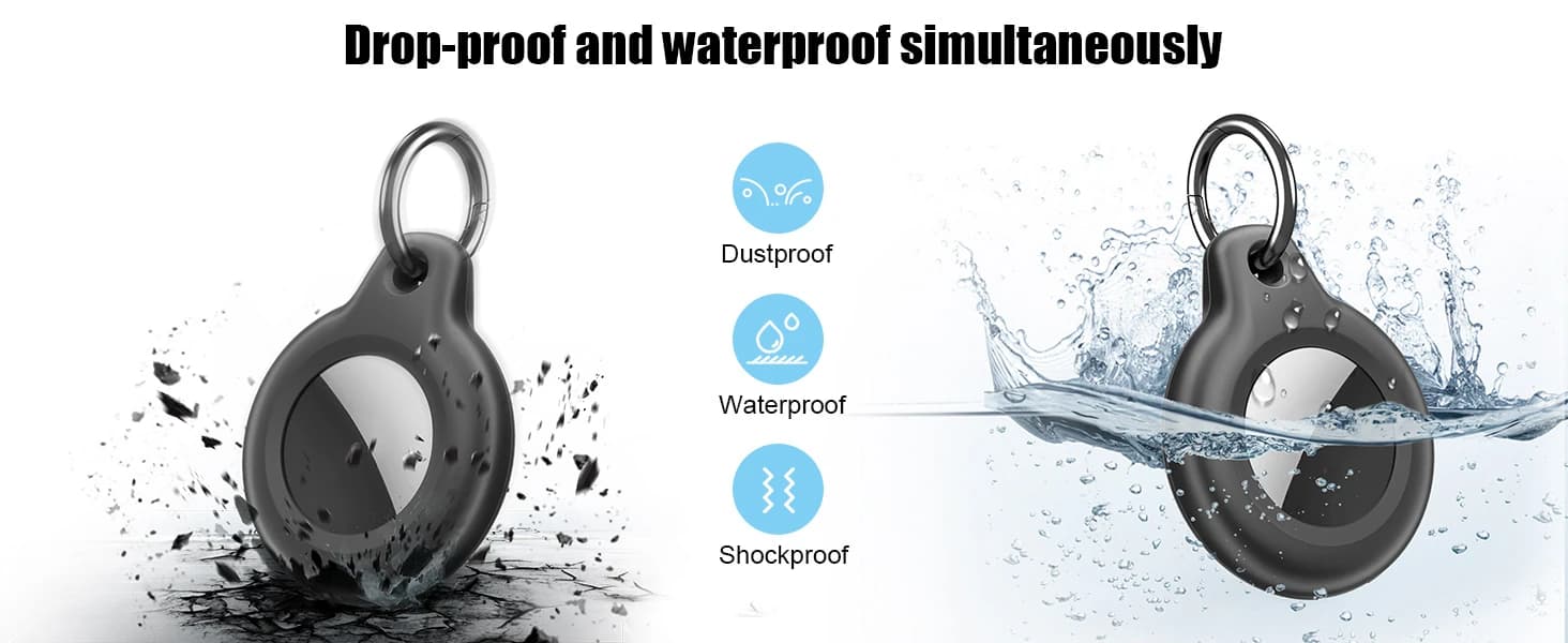 Waterproof Airtag Holder,2 Pack Air tag Keychain — product details