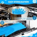 Silicone Pet Grooming Gloves for Washing Cats Dogs Bath Brush