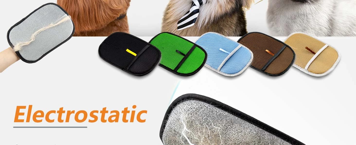 Thickened Pet Hair Removal Glove - Electrostatic Cat and Dog Hair Remover Glove — product details