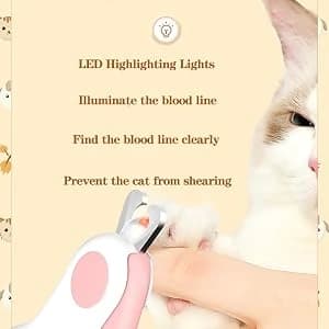 Small Animals Nail Clippers with LED Lights to Avoid Excessive Cutting and Sharp Blades - Professional Claw — collection imagery