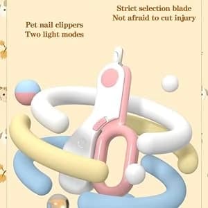 Small Animals Nail Clippers with LED Lights to Avoid Excessive Cutting and Sharp Blades - Professional Claw — collection imagery