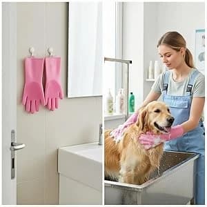 Silicone Dog Grooming Glove for Dogs and Cats — collection imagery