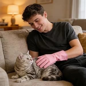 Silicone Dog Grooming Glove for Dogs and Cats — collection imagery