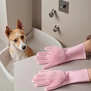 Silicone Dog Grooming Glove for Dogs and Cats — collection imagery