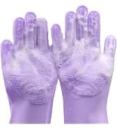 Pet Grooming Gloves—Dog Washing Gloves with High-Density Teeth — collection imagery