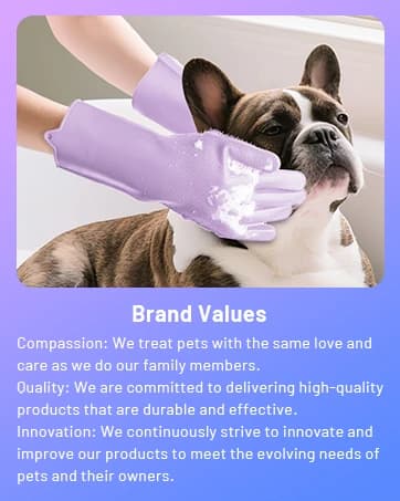 Silicone Pet Grooming Gloves Dog Washing Gloves for Bathing — 1 Pair — collection imagery