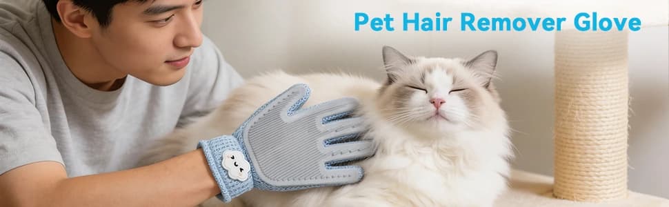 Cat Grooming Gloves — Upgraded 2-in-1 Double-Sided — collection imagery
