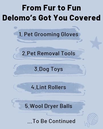 Pet Hair Removal Glove with 255 Silicone Tips for Dogs and Cats — collection imagery