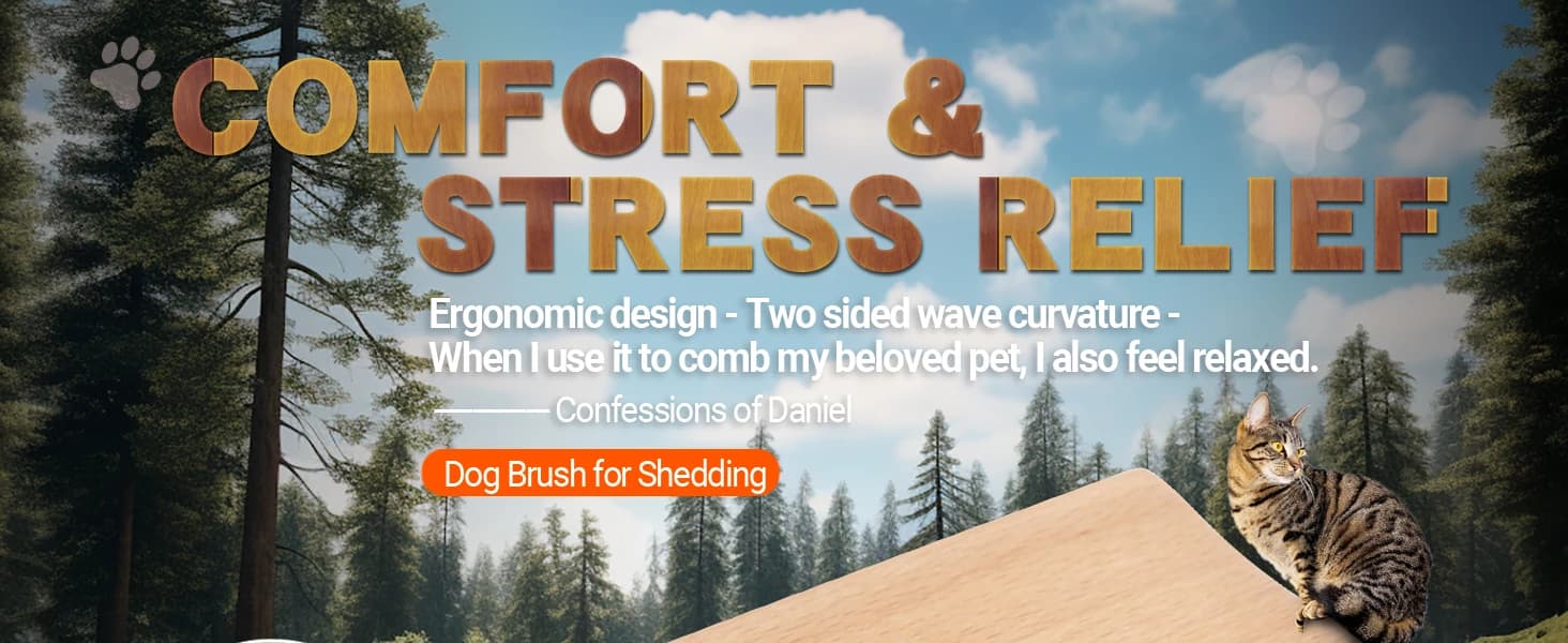 Dog Brush for Shedding | Pet pro Grooming Tool — Cat Grooming Supplies — product details