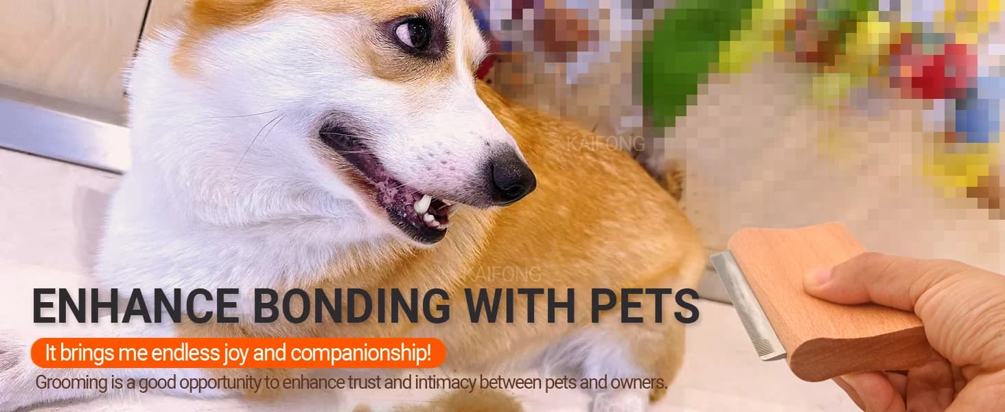 Dog Brush for Shedding | Pet pro Grooming Tool — Cat Grooming Supplies — product details