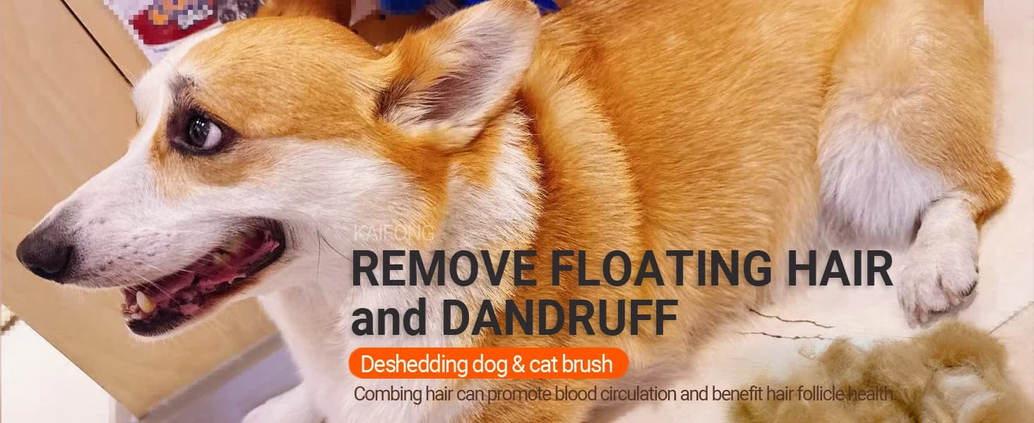 Dog Brush for Shedding | Pet pro Grooming Tool — Cat Grooming Supplies — product details