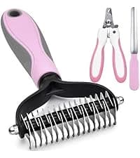 Dog Brush for Shedding | Pet pro Grooming Tool — Cat Grooming Supplies — collection imagery