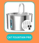 Cat Water Fountain Stainless Steel: 2.2 L Cat Fountain for Drinking - Automatic Pet Water Fountain for Cats — collection imagery