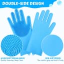 Silicone Pet Grooming Gloves for Washing Cats Dogs Bath Brush