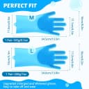 Silicone Pet Grooming Gloves for Washing Cats Dogs Bath Brush