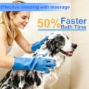 Silicone Pet Grooming Gloves Dog Washing Gloves for Bathing Massaging