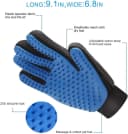 Pet Grooming Gloves 1 Pair Deshedding Mitt for Dogs and Cats Bath Massage