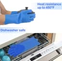 Silicone Pet Grooming Gloves Dog Washing Gloves for Bathing Massaging