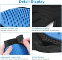 Pet Grooming Gloves 1 Pair Deshedding Mitt for Dogs and Cats Bath Massage