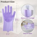 Silicone Pet Grooming Gloves Dog Washing Gloves for Bathing — 1 Pair