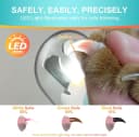 Dog/Cat Nail Clippers with Light - Safe Trimming for Cats and Dogs