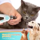 Dog/Cat Nail Clippers with Light - Safe Trimming for Cats and Dogs