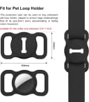 for Airtag Dog Collar Holder (1st & 2nd Generation) Air Tag Protective Cat Airtag Dog Collar