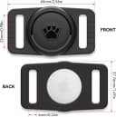 for Airtag Dog Collar Holder 2 Pack