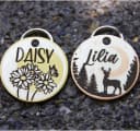 Double Colors Personalized Dog Tag