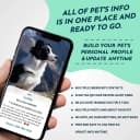 QR Code Pet ID | Personalized Dog and Cat Collar Tag | Online Profile with Instant Scanned Location Alert Email