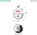 Personalized QR Code Pet ID | Dog and Cat Collar Tag | Online Profile with Instant Scanned Location Alert Email