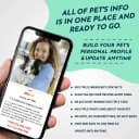 Quiet Engraved Silicone QR Code Pet ID | Personalized Dog and Cat Collar Tag | Online Profile | Location Alert