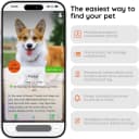 Silent ABS Dog ID Tag with QR Code - Classic Black - No App Required Smart Pet Tag