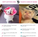 Adjustable Dog and Cat Cone — Soft Recovery Cat Cone Collar