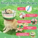 Upgraded Inflatable Dog Cone Collar to Stop Licking — Soft Dog Donut Collar