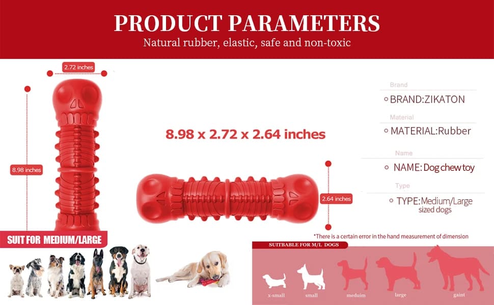 Dog Squeaky Toys for Aggressive Chewers — product details