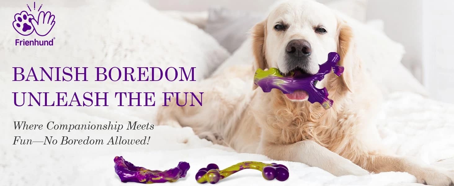 Tough Dog Toys for Aggressive Chewers 3 Pack — Indestructible Dog Toys for Large Dogs — product details
