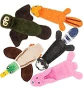 Unstuffed Woodland Squeaky Dog Toys — 5 Pack — collection imagery