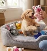 5 Pack Plush Squeaky Dog Toys for Small Dog — collection imagery