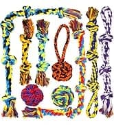 Large Tough Chew Toys for Aggressive Chewers — 9 Pack Dog Rope Toys — collection imagery
