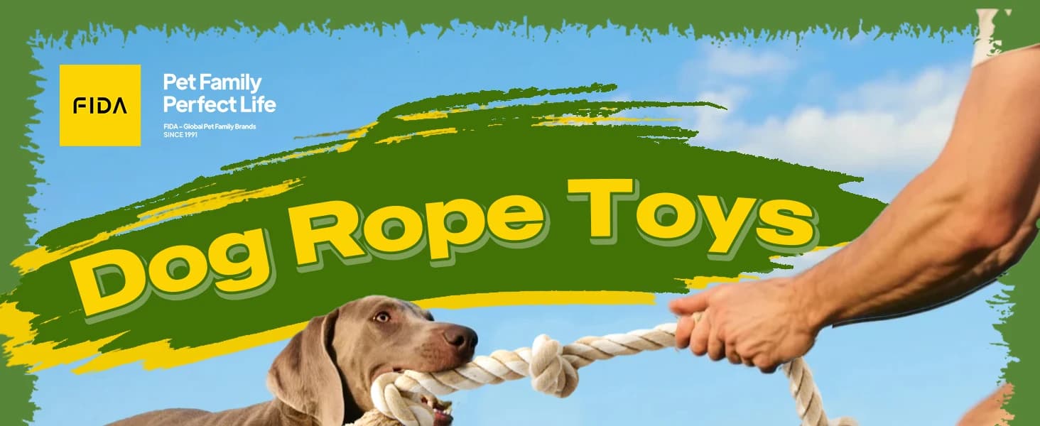 Dog Rope Toys for Aggressive Chewers — Chew Toys for Large Medium Dogs — product details