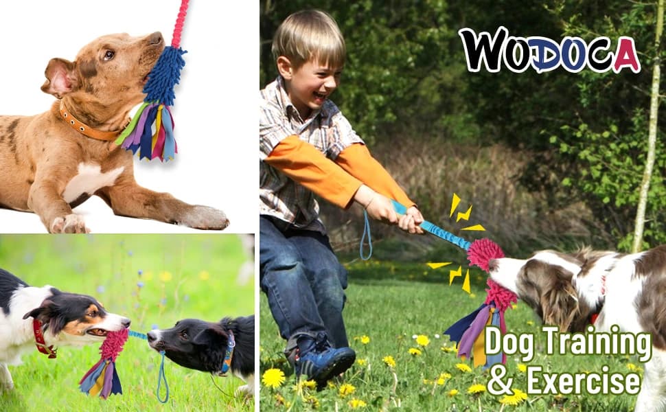 Dog Tug Toy — Dog Toys for Aggressive Chewers — Goods for pets created with love
