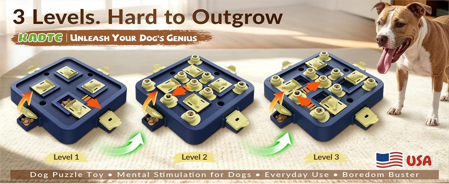 Dog Chess Puzzle Toy — 3-Levels — product details