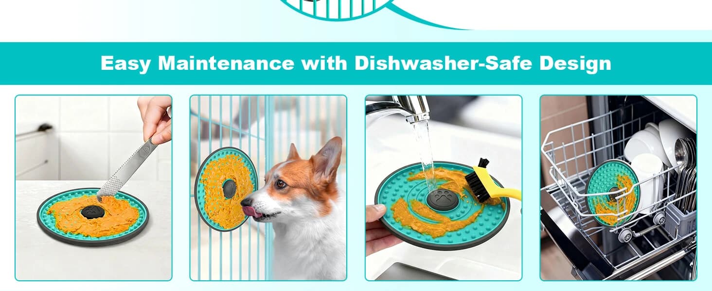 Lick Mat for Dogs Crate Lick Pad Slow Feeder for Crate Training — product details