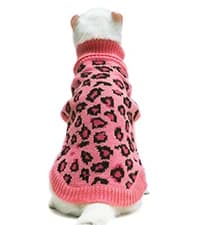 Cable Knit Turtleneck Dog Sweater with Leash Opening — collection imagery