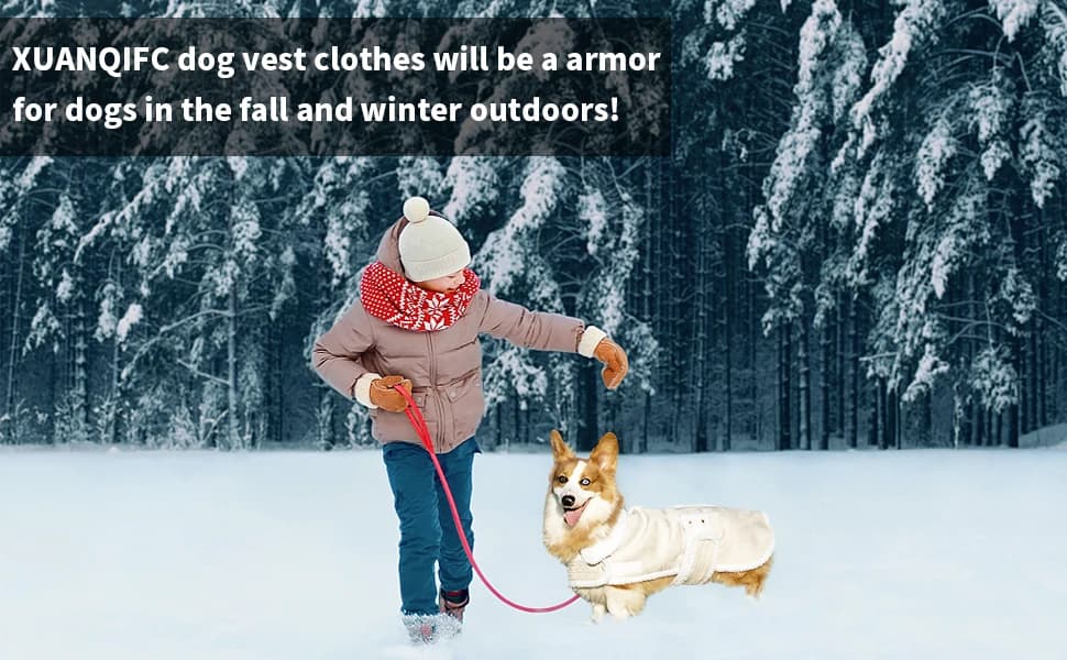 Dog Winter Jacket — Warm Windproof Dog Sweaters for Small Dogs — product details