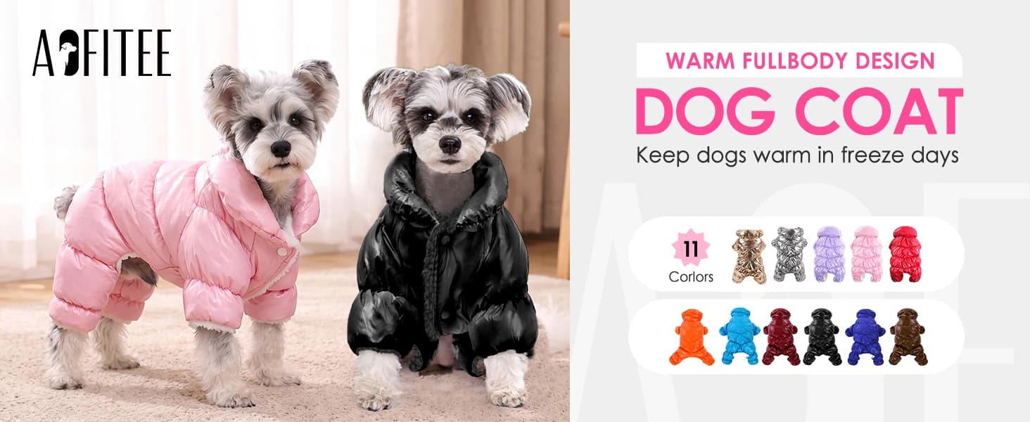 Waterproof Dog Coat Dog Jacket Fullbody Dogs Winter Coat Snowsuit — product details