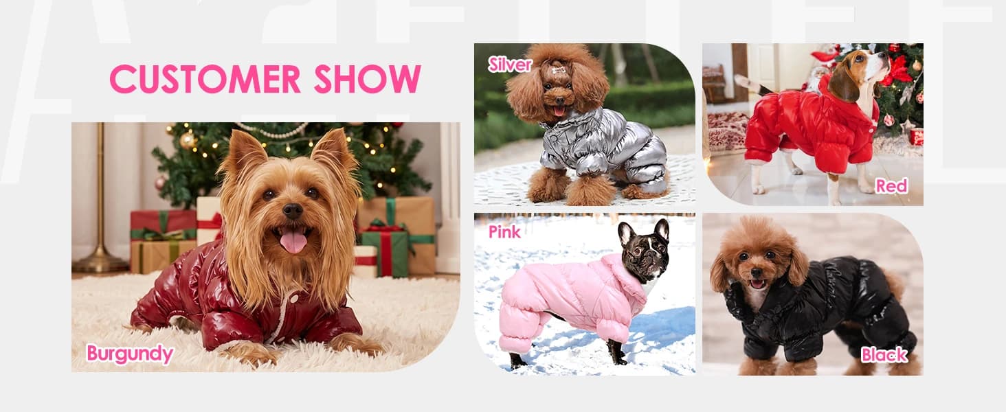 Waterproof Dog Coat Dog Jacket Fullbody Dogs Winter Coat Snowsuit — product details